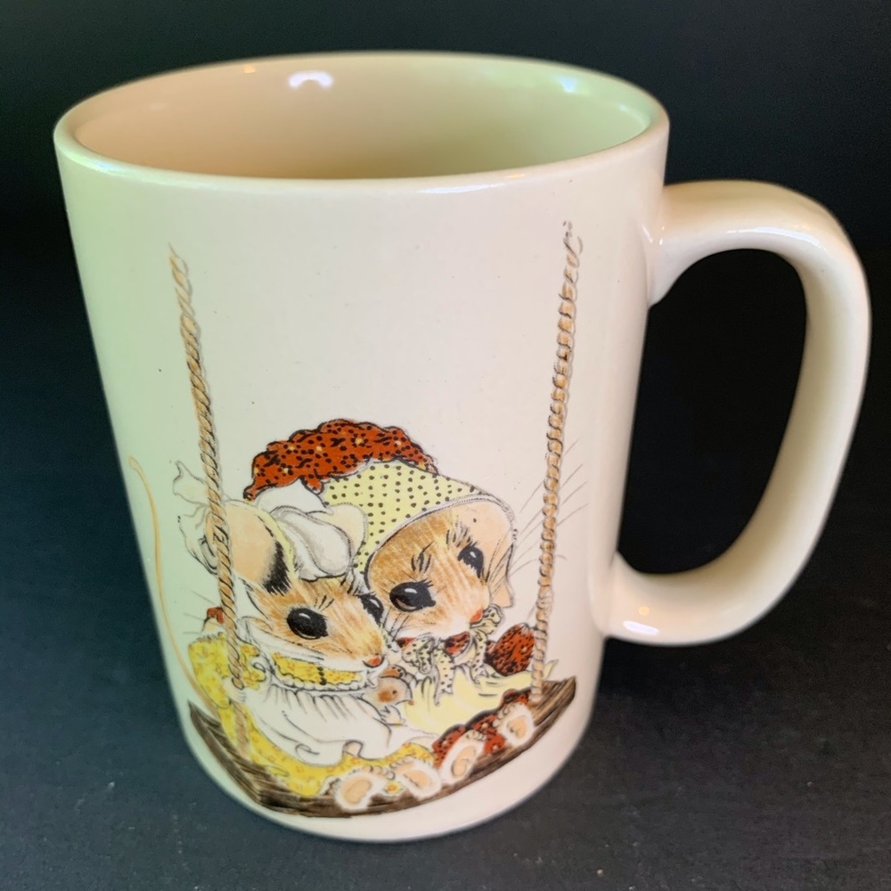 Vtg Otagiri Gibson Greeting Coffee Mice Mug